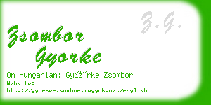 zsombor gyorke business card